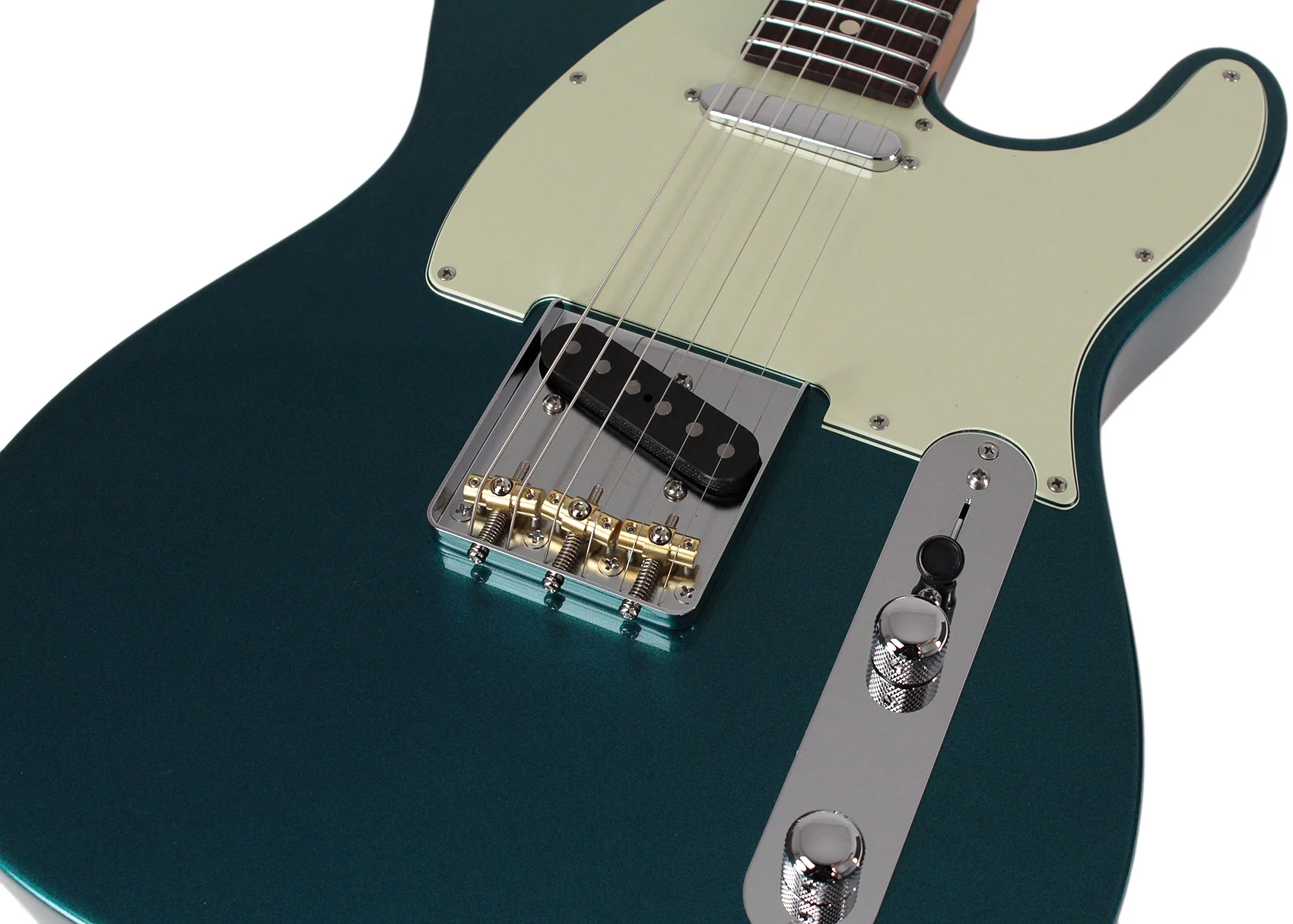 Suhr Select Classic T Guitar, Roasted Neck, Ocean Turquoise, Rosewood - Image 3