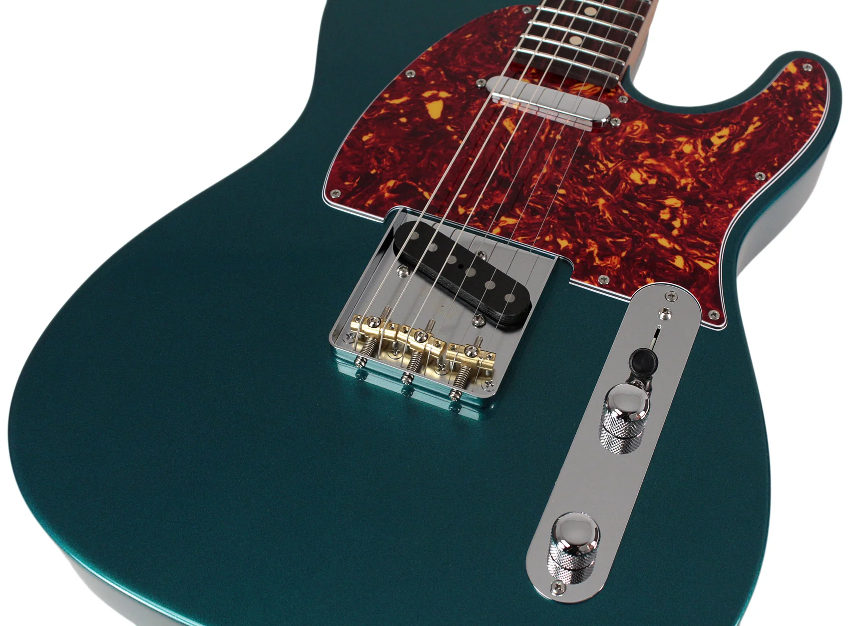 Suhr Select Classic T Guitar, Roasted Neck, Ocean Turquoise, Rosewood - Image 3