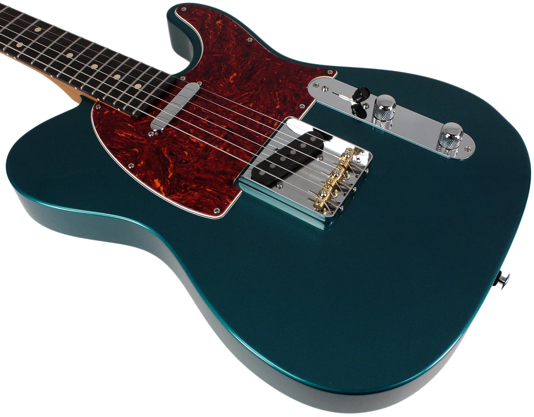 Suhr Select Classic T Guitar, Roasted Neck, Ocean Turquoise, Rosewood - Image 4