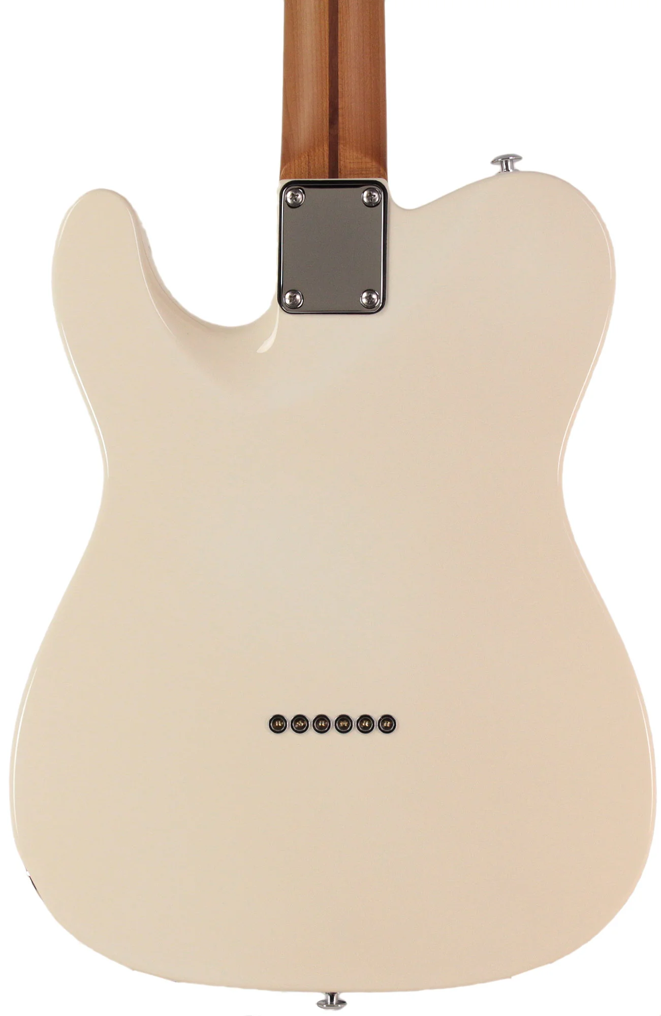 Suhr Select Classic T Guitar, Roasted Neck, Olympic White, Maple - Image 7