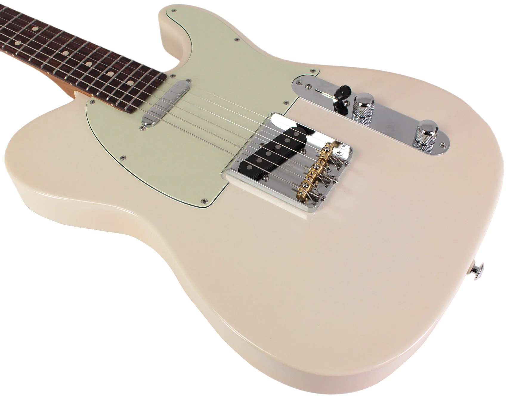 Suhr Select Classic T Guitar, Roasted Neck, Olympic White, Rosewood - Image 4