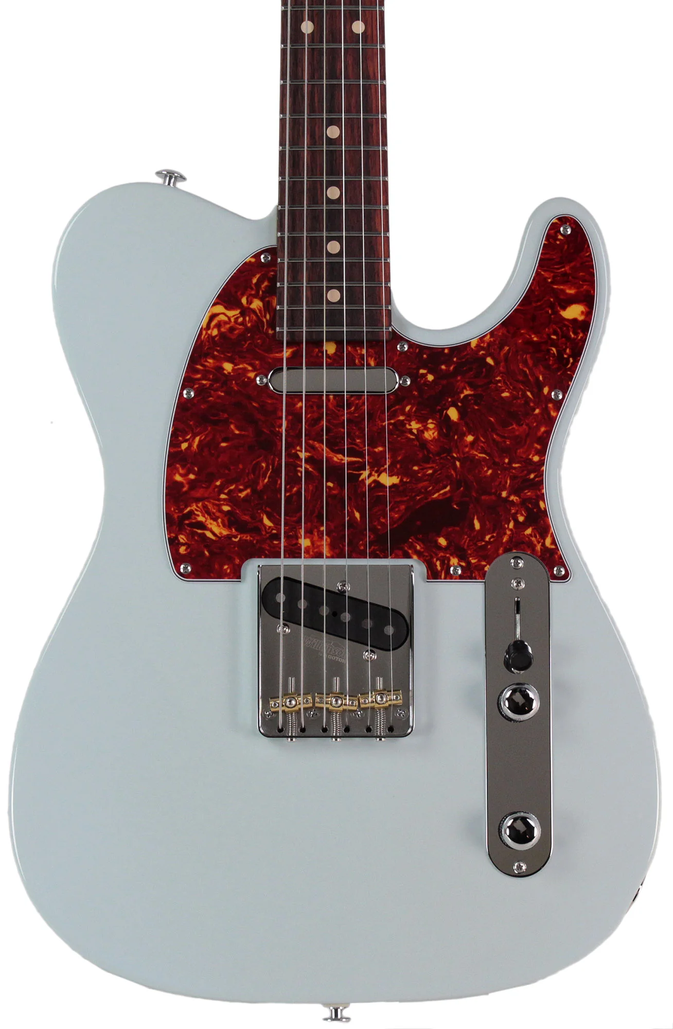 Suhr Select Classic T Guitar, Roasted Neck, Sonic Blue, Rosewood - Image 6