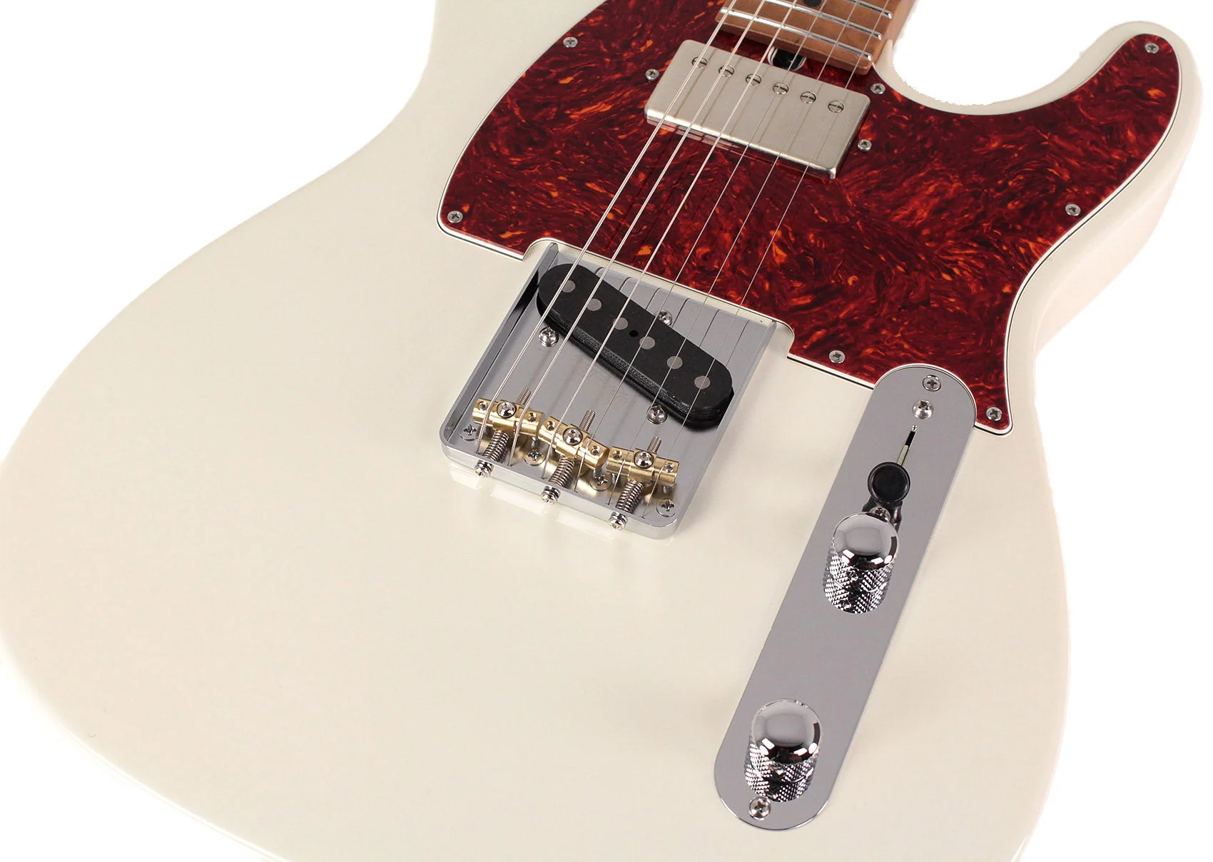 Suhr Select Classic T HS Roasted, Flamed, Swamp Ash, Olympic White, Hardshell - Image 3