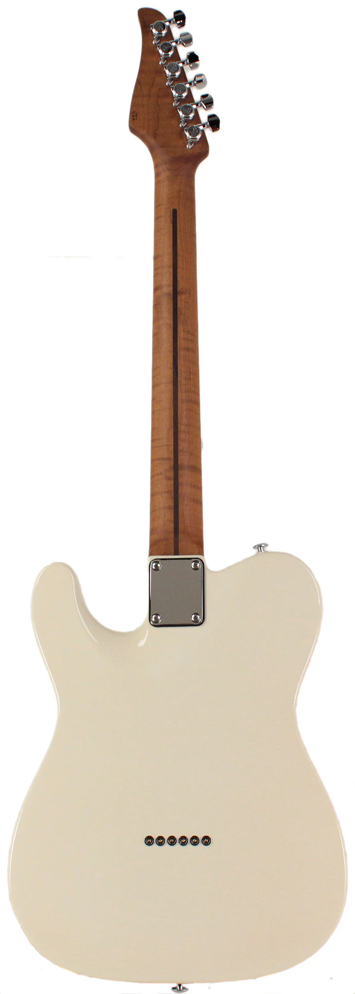 Suhr Select Classic T HS Roasted, Flamed, Swamp Ash, Olympic White, Hardshell - Image 7