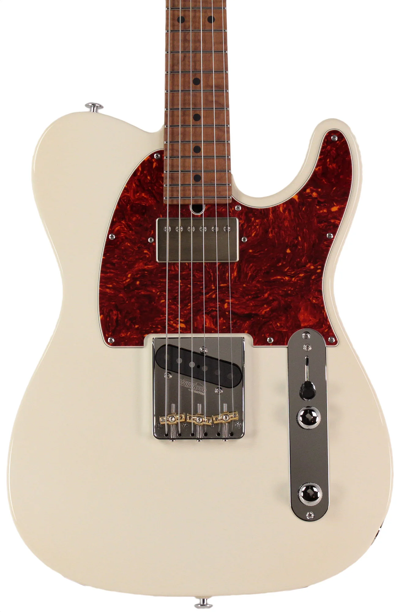 Suhr Select Classic T HS Roasted, Flamed, Swamp Ash, Olympic White - Image 6
