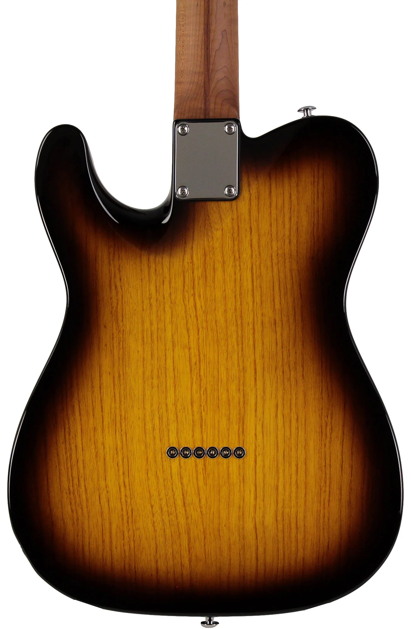 Suhr Select Classic T Roasted, Flamed, Swamp Ash, 2-Tone Tobacco Burst, Hardshell - Image 7