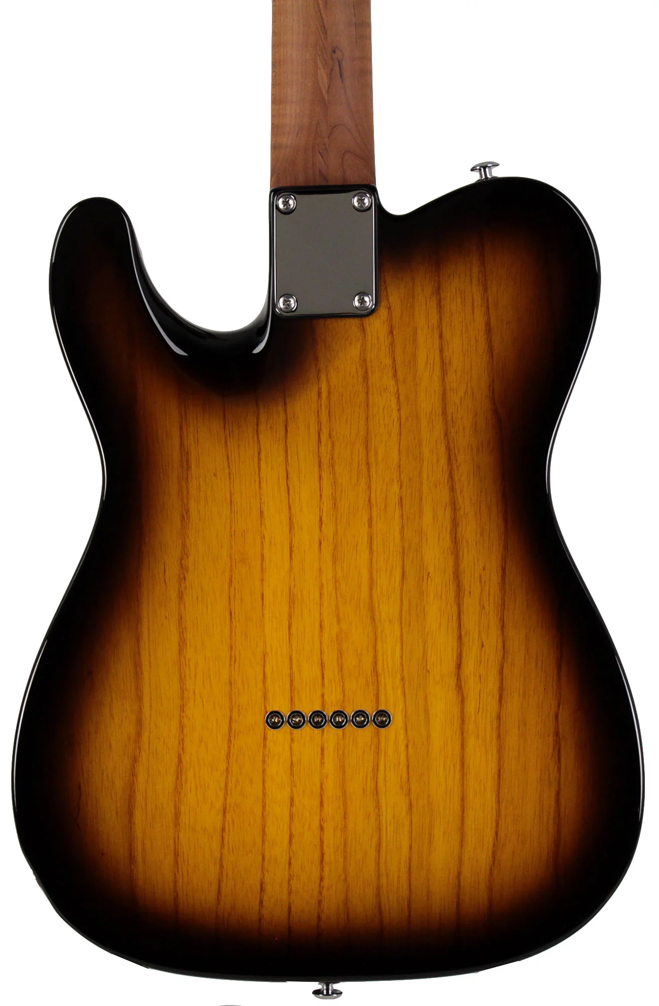 Suhr Select Classic T Roasted, Flamed, Swamp Ash, 2-Tone Tobacco Burst, Hardshell - Image 7