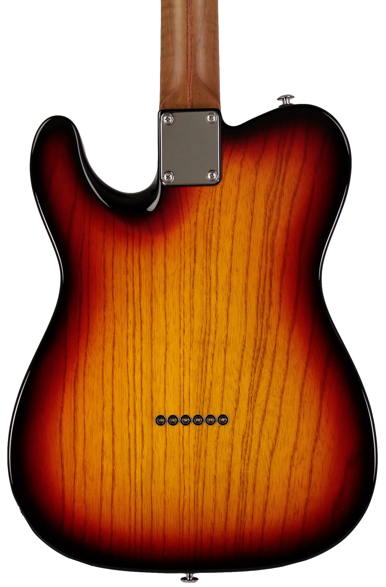 Suhr Select Classic T Roasted, Flamed, Swamp Ash, 3-Tone Burst - Image 5