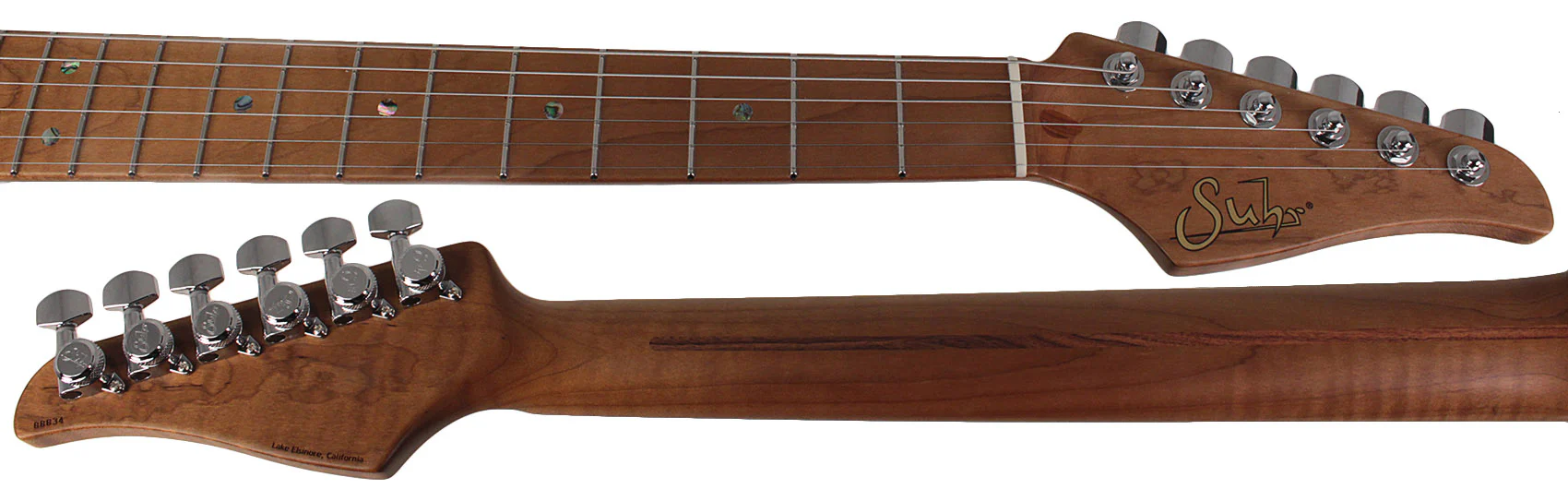 Suhr Select Classic T Roasted, Flamed, Swamp Ash, 3-Tone Burst - Image 8