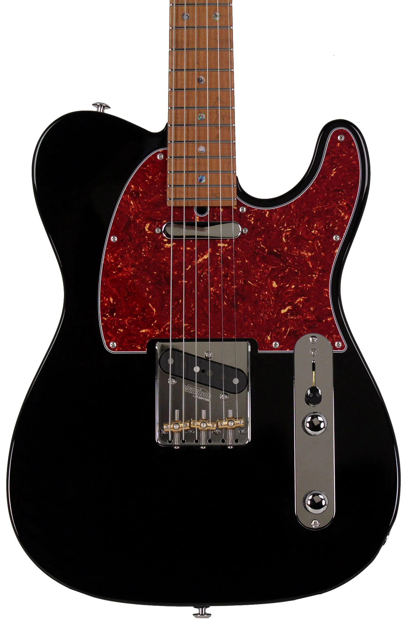 Suhr Select Classic T Roasted, Flamed, Swamp Ash, Black - Image 7