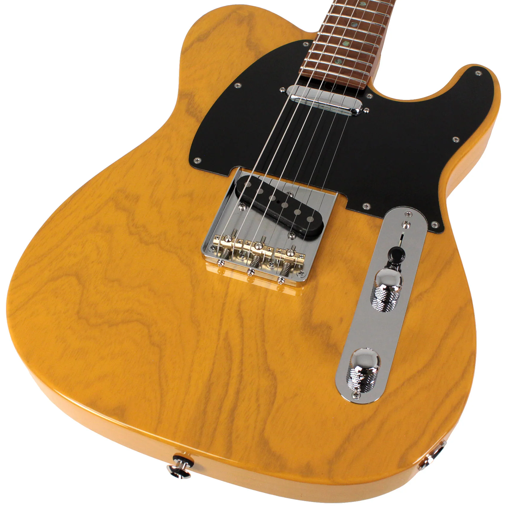 Suhr Select Classic T Roasted, Flamed, Swamp Ash, Butterscotch Blonde - Image 3