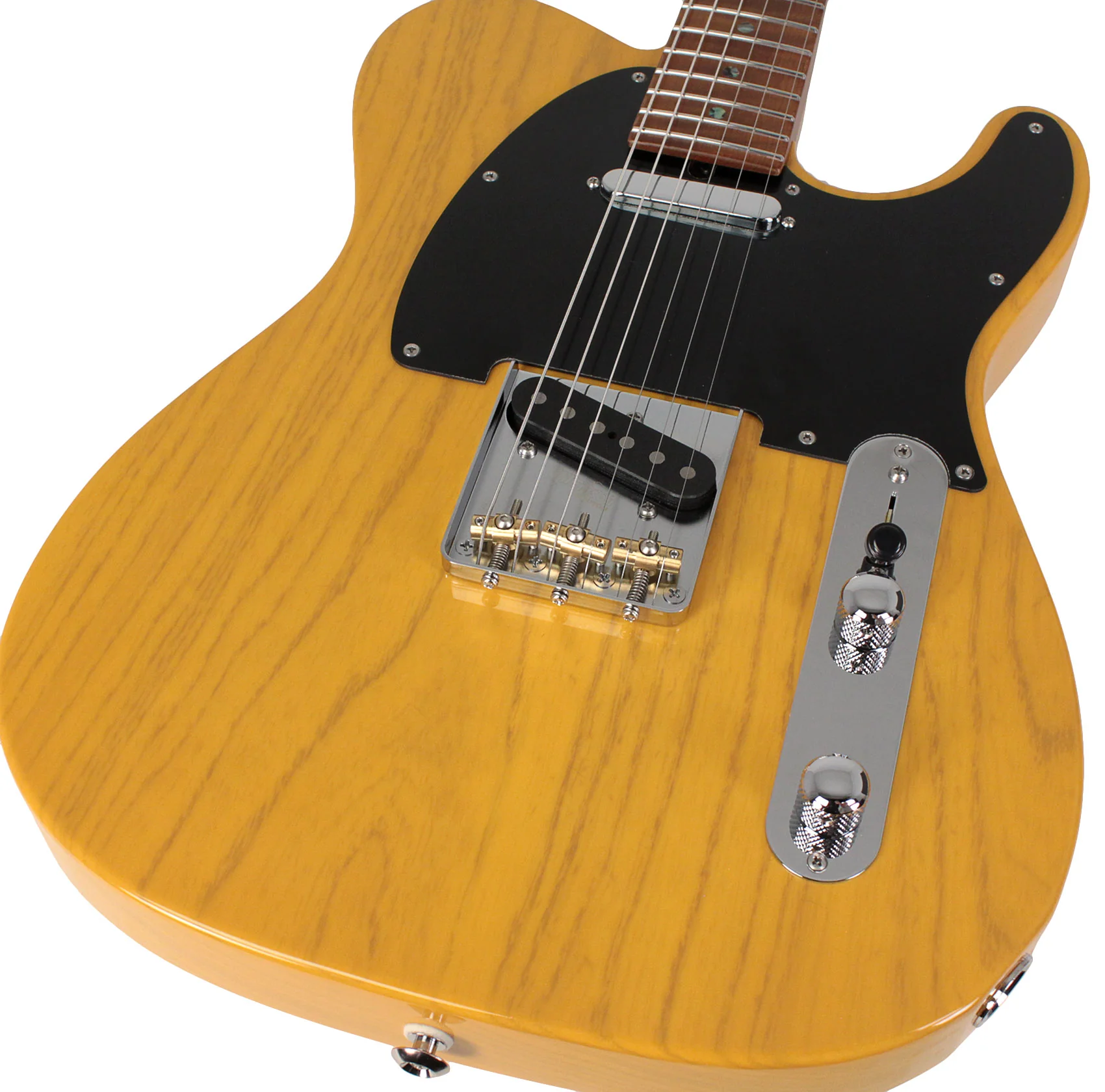 Suhr Select Classic T Roasted, Flamed, Swamp Ash, Butterscotch Blonde - Image 3