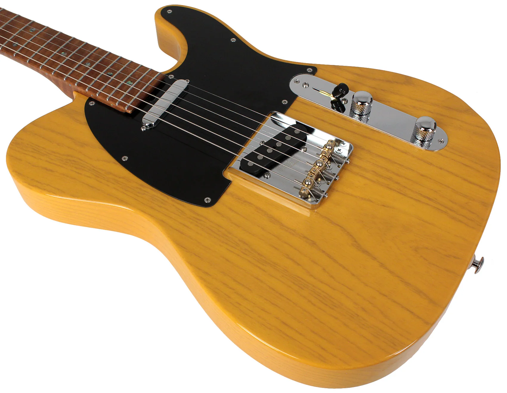 Suhr Select Classic T Roasted, Flamed, Swamp Ash, Butterscotch Blonde - Image 4
