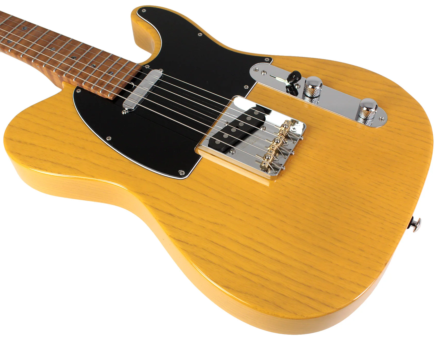 Suhr Select Classic T Roasted, Flamed, Swamp Ash, Butterscotch Blonde - Image 4