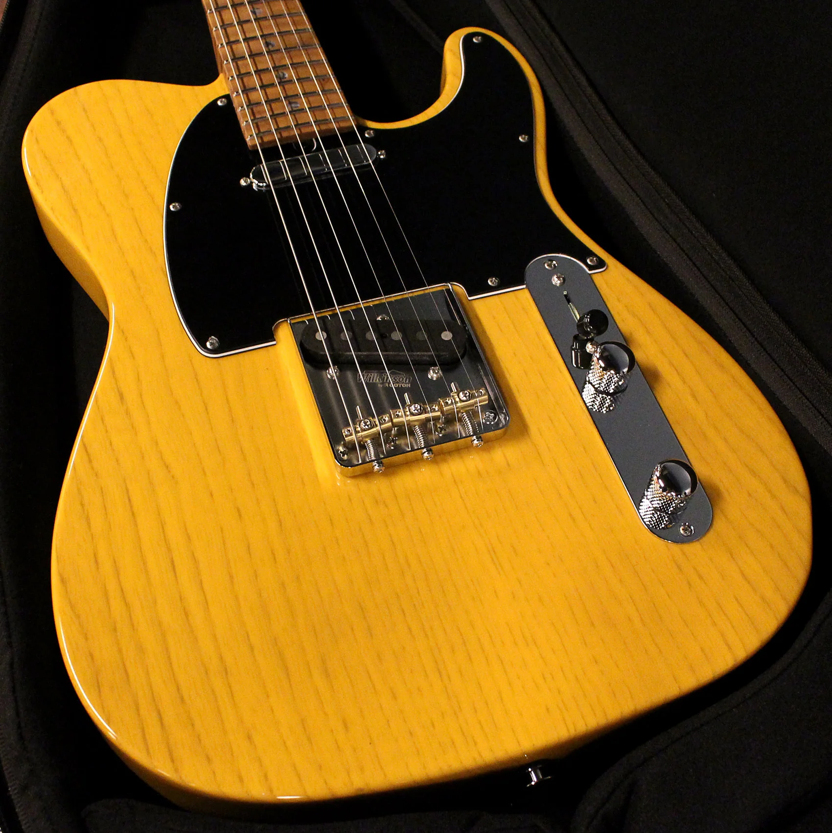 Suhr Select Classic T Roasted, Flamed, Swamp Ash, Butterscotch Blonde - Image 9