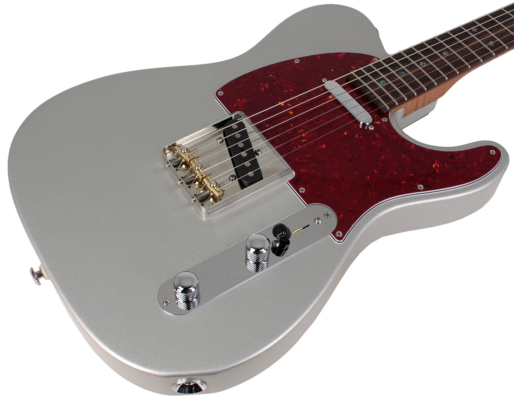 Suhr Select Classic T Roasted, Flamed, Swamp Ash, Firemist Silver Metallic, Rosewood - Image 2