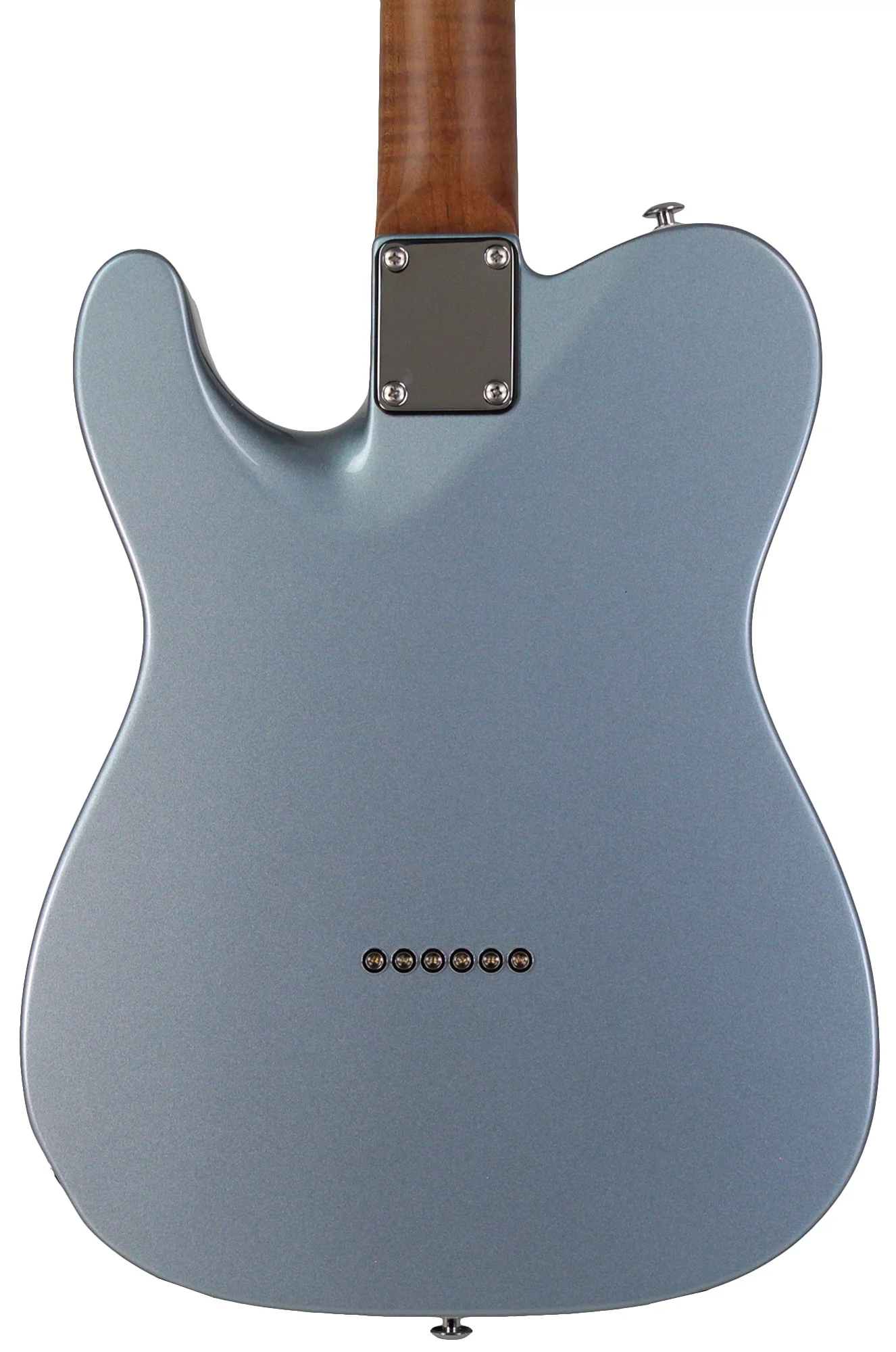 Suhr Select Classic T Roasted, Flamed, Swamp Ash, Ice Blue Metallic, Rosewood - Image 7