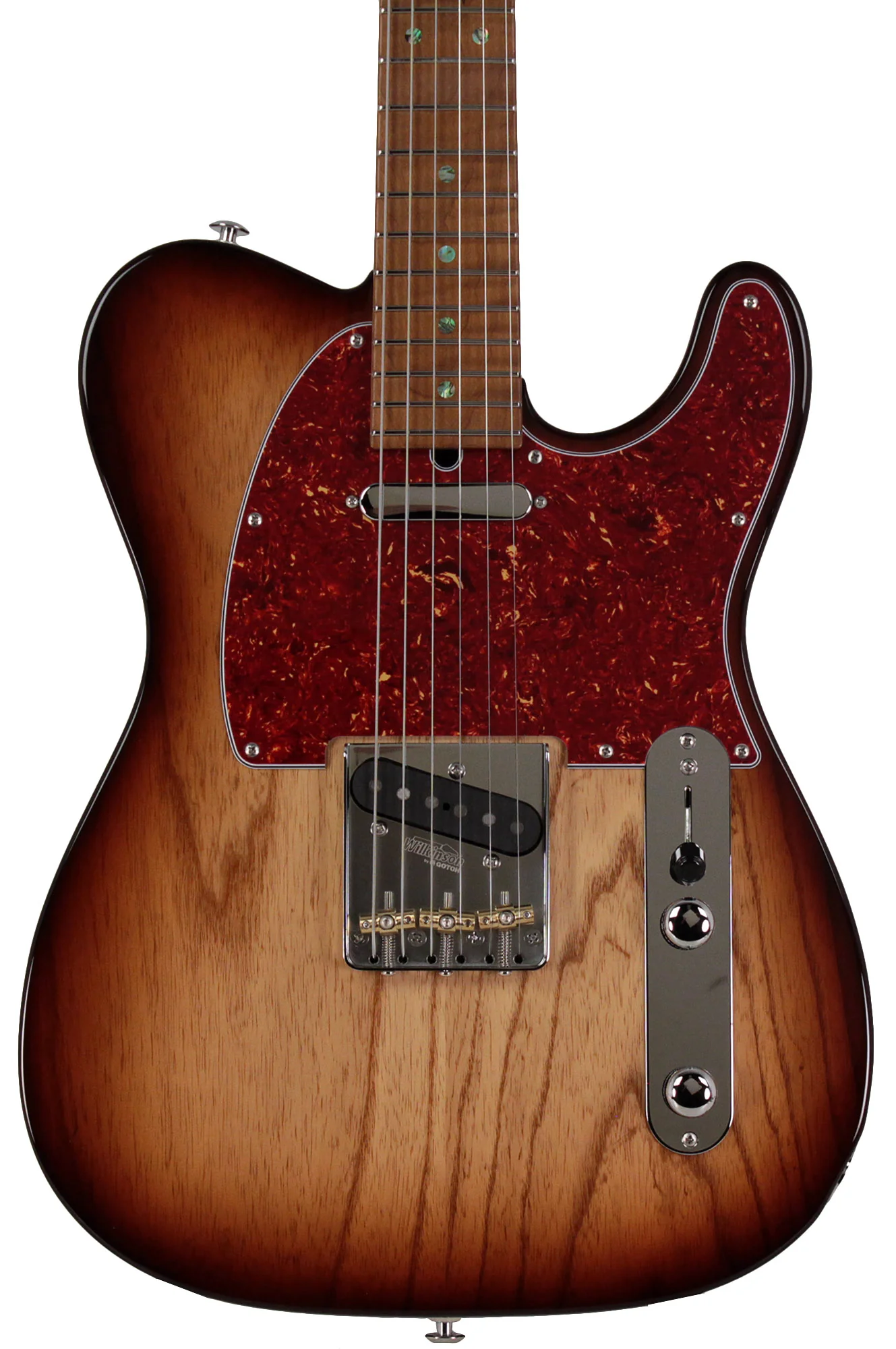 Suhr Select Classic T Roasted, Flamed, Swamp Ash, Brown Burst - Image 5