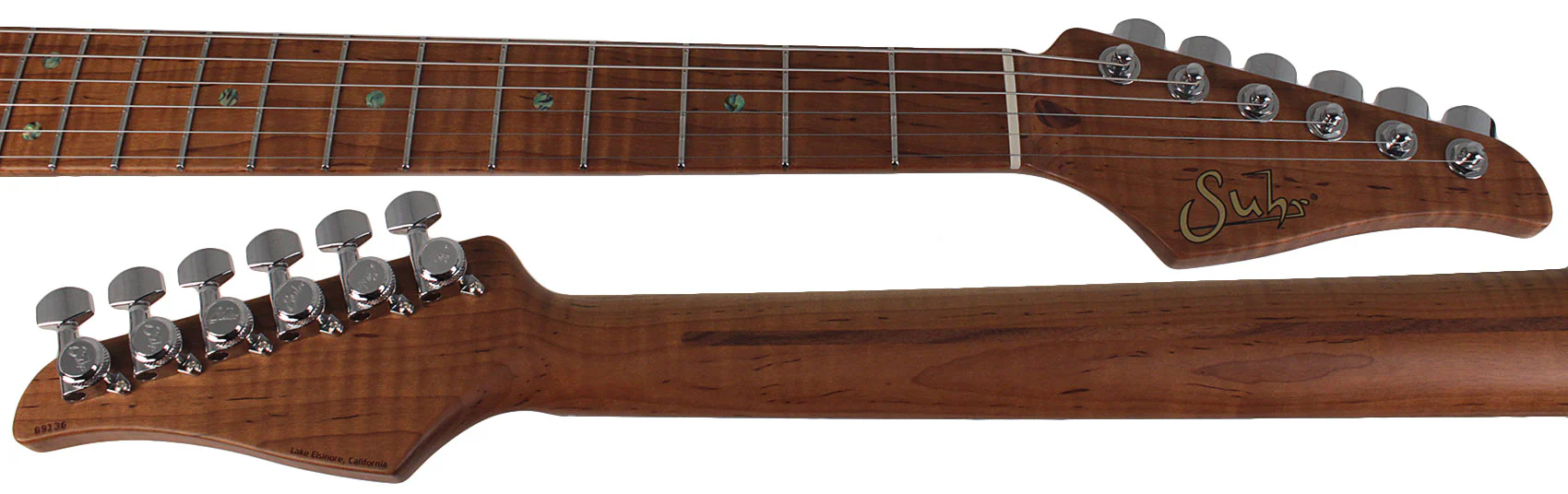 Suhr Select Classic T Roasted, Flamed, Swamp Ash, Ocean Turquoise Metallic, Maple - Image 8
