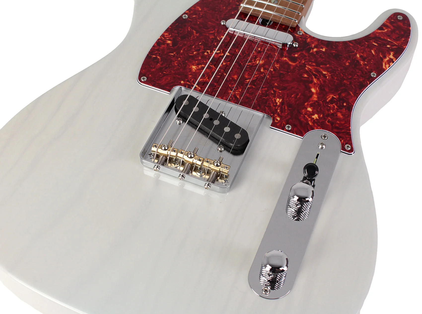 Suhr Select Classic T Roasted, Flamed, Swamp Ash, Trans Sonic Blue, Hardshell - Image 3