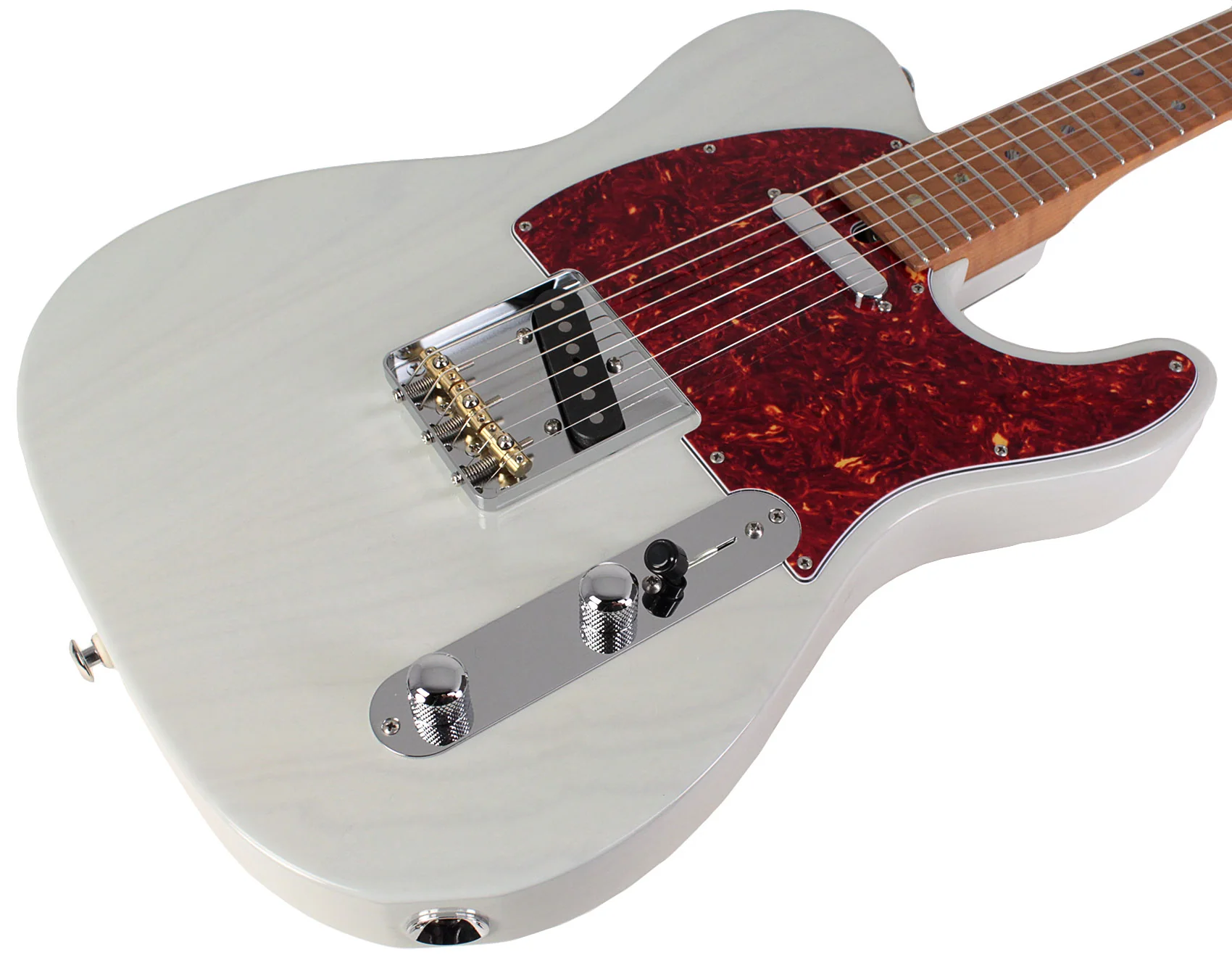 Suhr Select Classic T Roasted, Flamed, Swamp Ash, Trans Sonic Blue, Hardshell - Image 2
