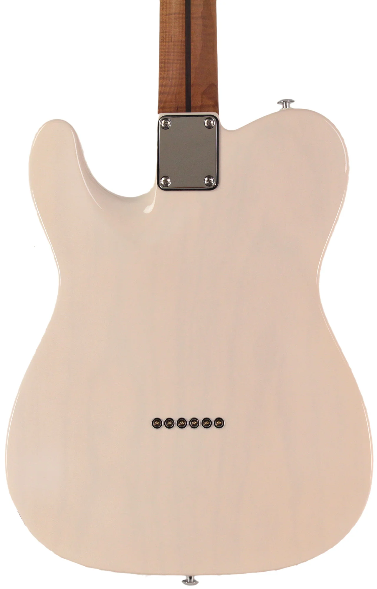 Suhr Select Classic T Roasted, Flamed, Swamp Ash, Trans White - Image 6