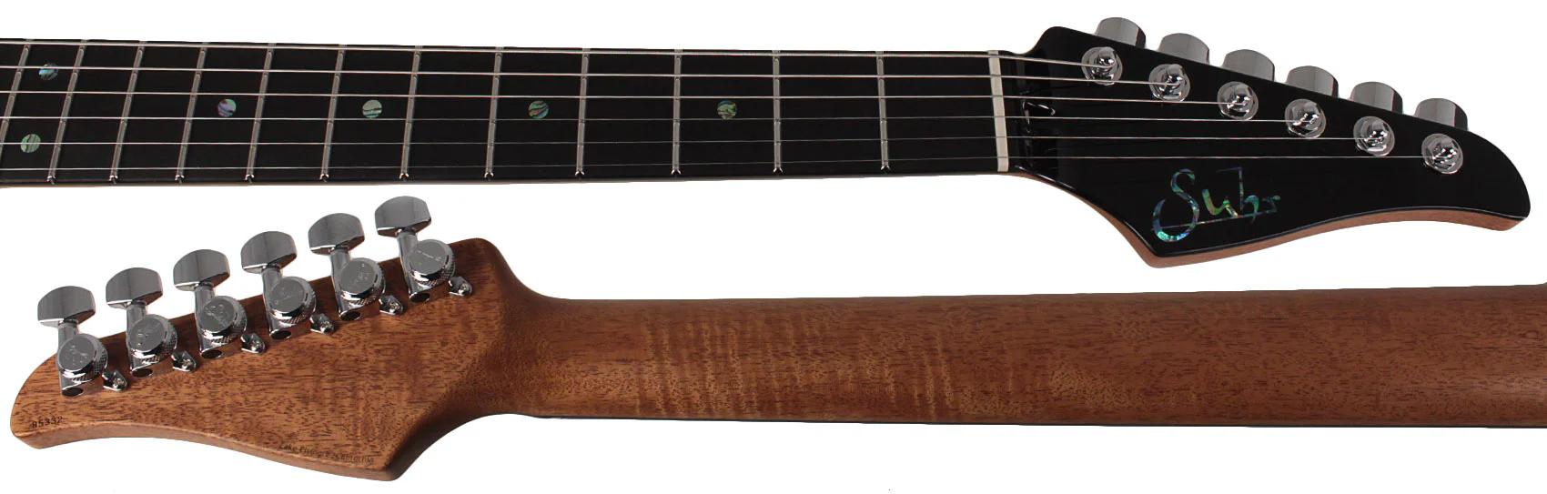 Suhr Select Modern T Mahogany Guitar, Bahama Blue - Image 8