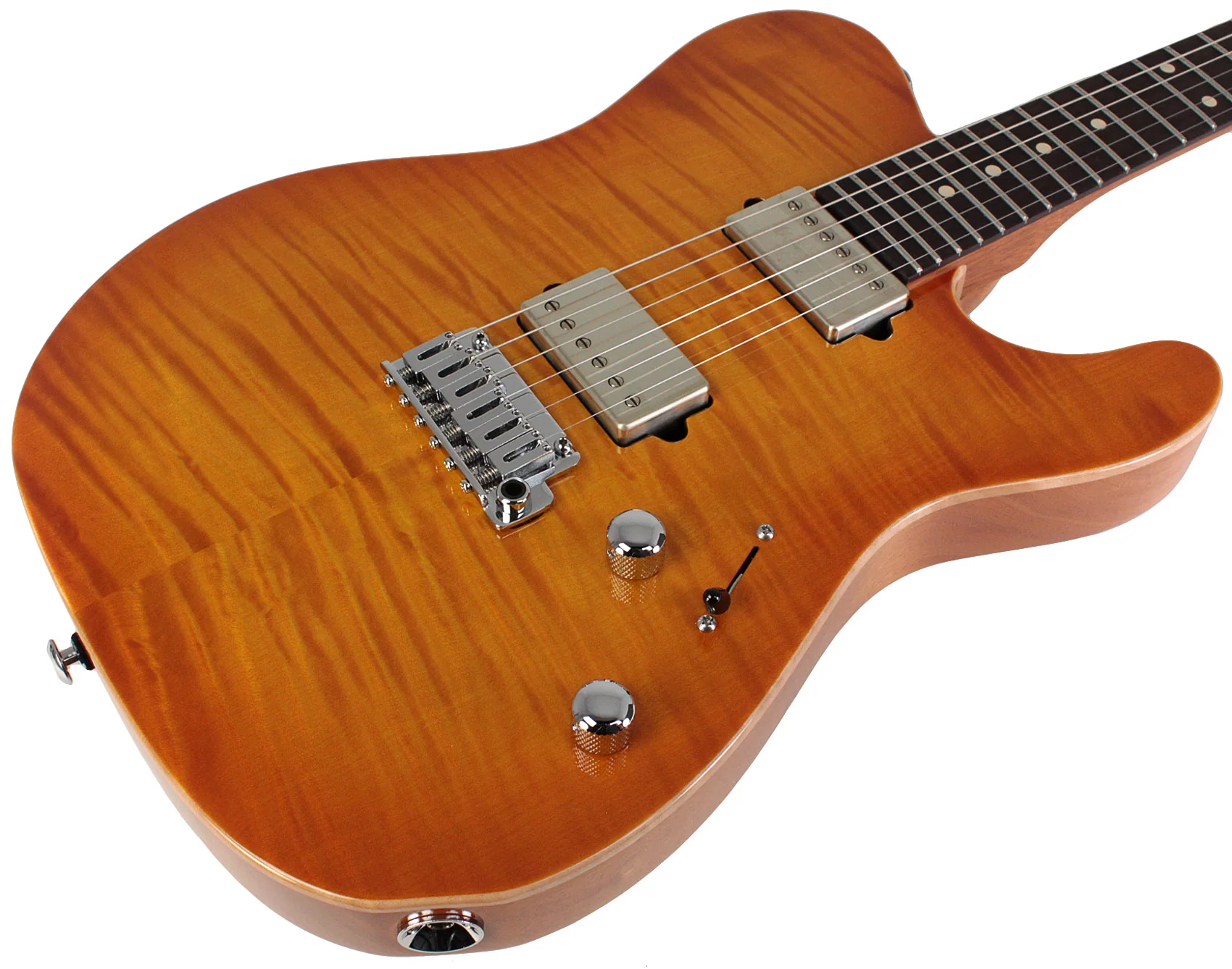 Suhr Select Modern T Mahogany Guitar, Honey Burst - Image 2