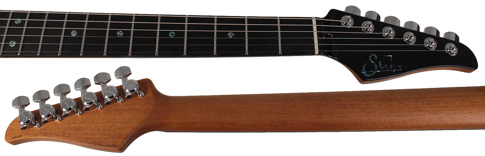 Suhr Select Modern T Mahogany Guitar, Natural Burl - Image 8