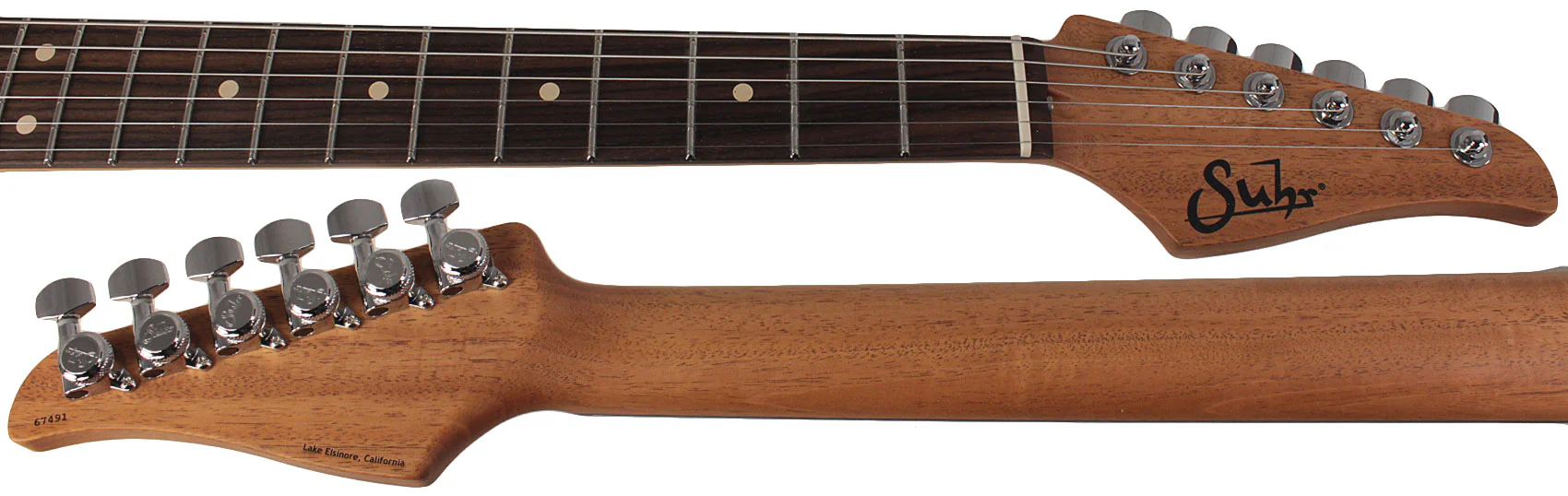 Suhr Select Modern T Mahogany Guitar, Natural Burst - Image 8