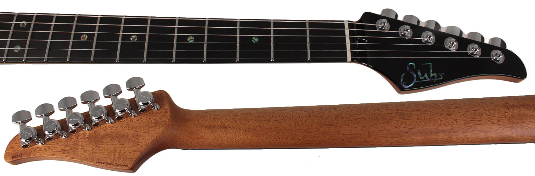 Suhr Select Modern T Mahogany Guitar, Natural Burst - Image 8