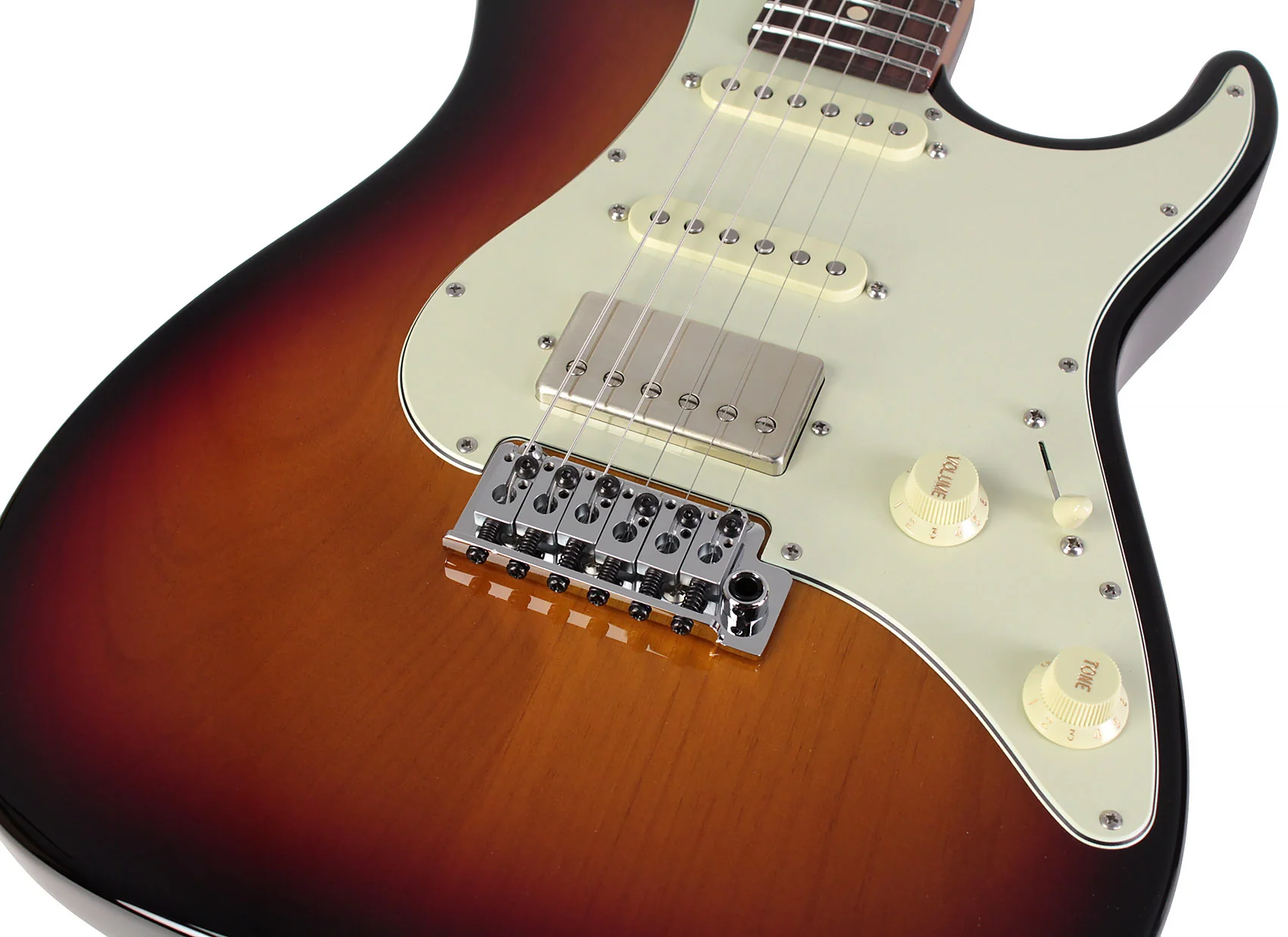 Suhr Select Standard Guitar, Roasted Neck, 3-Tone Burst - Image 3