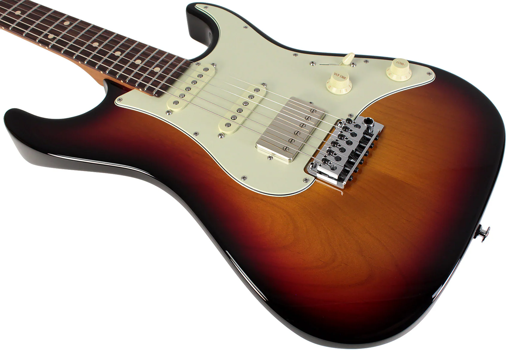 Suhr Select Standard Guitar, Roasted Neck, 3-Tone Burst - Image 4
