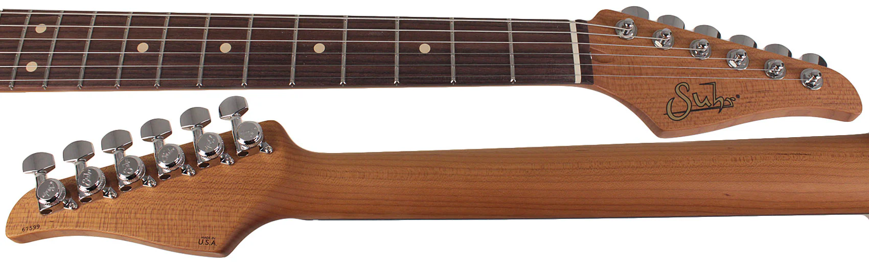 Suhr Select Standard Guitar, Roasted Neck, Candy Apple Red Metallic - Image 8