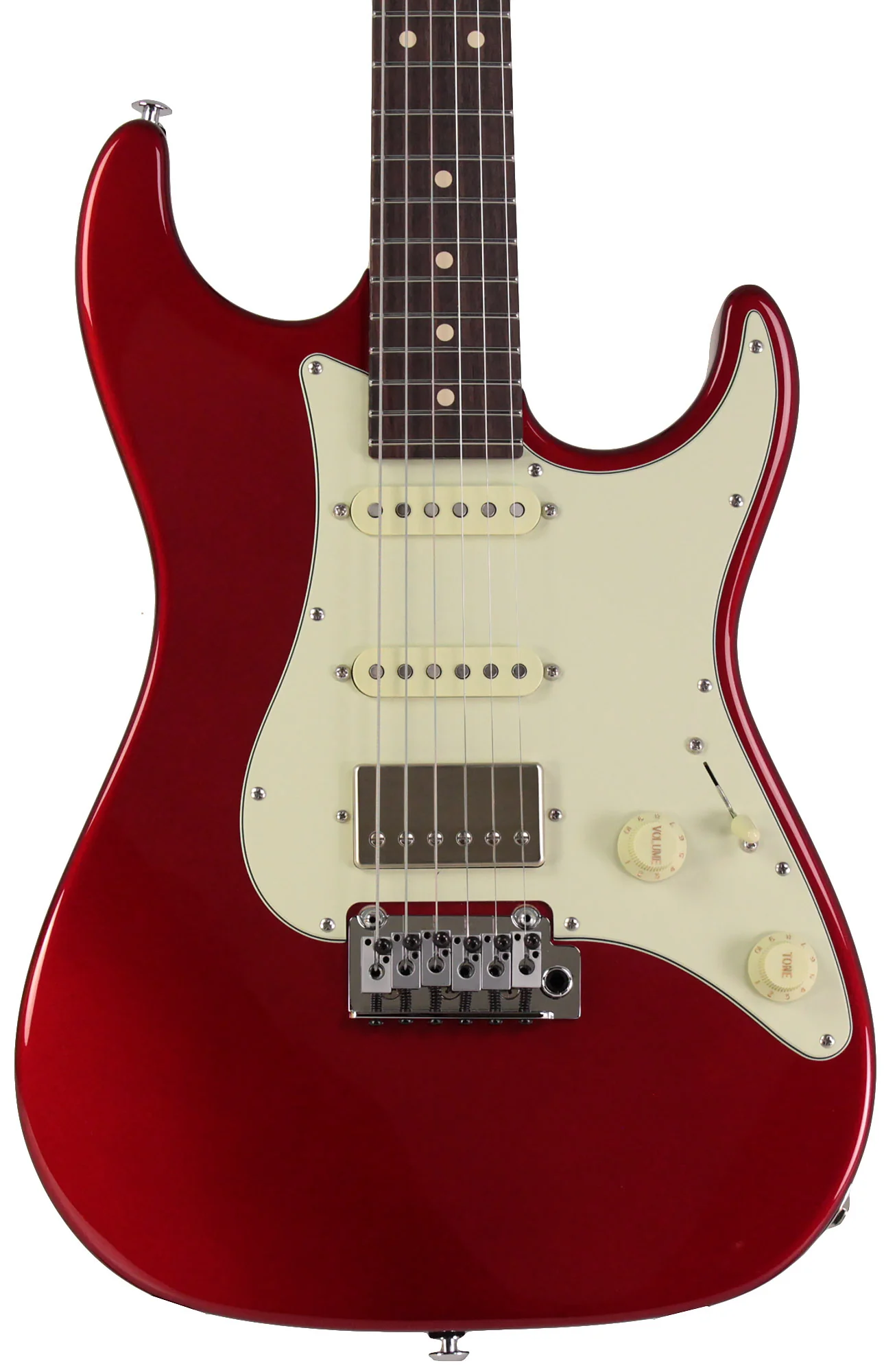 Suhr Select Standard Guitar, Roasted Neck, Candy Apple Red Metallic - Image 6
