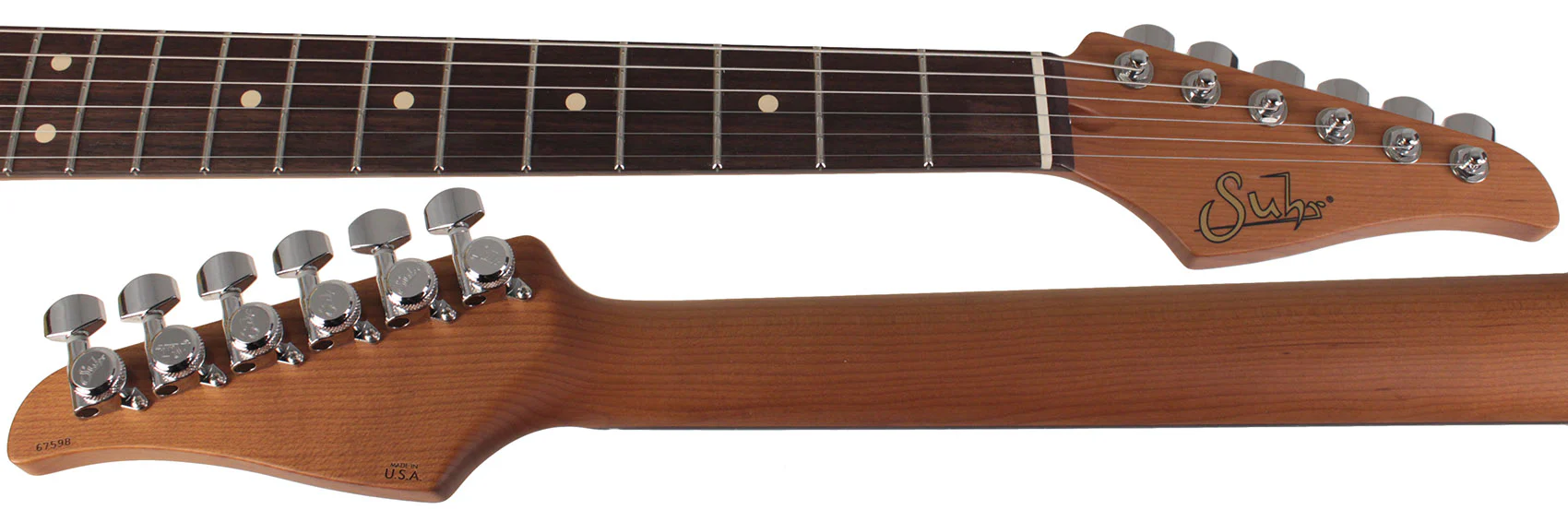 Suhr Select Standard Guitar, Roasted Neck, Candy Apple Red Metallic - Image 8
