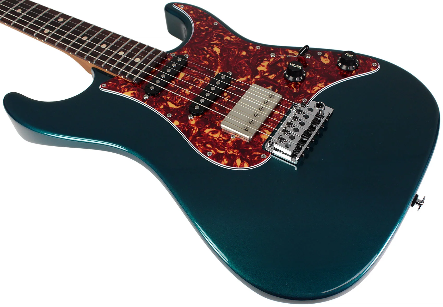 Suhr Select Standard Guitar, Roasted Neck, Ocean Turquoise Metallic - Image 4