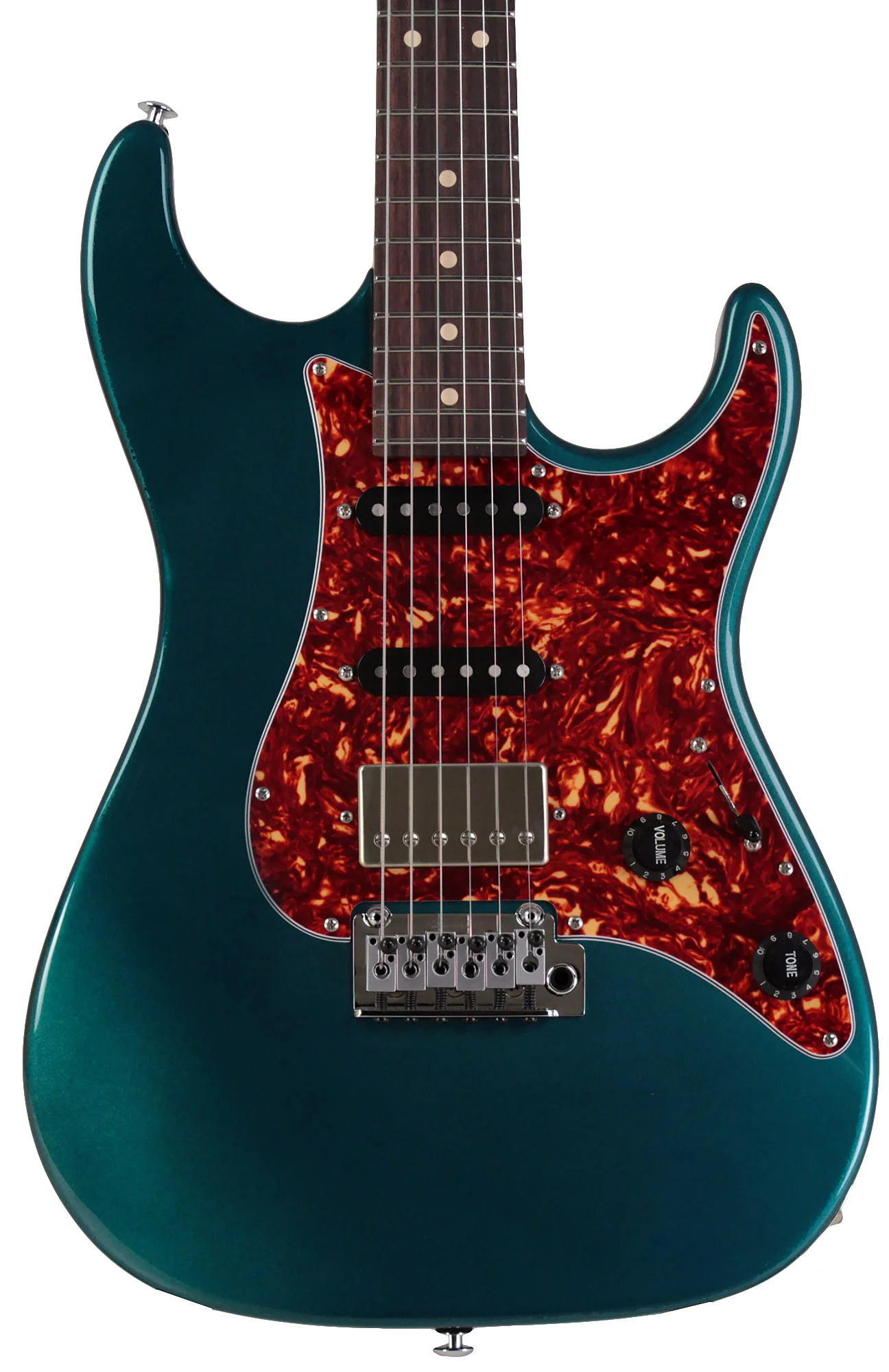 Suhr Select Standard Guitar, Roasted Neck, Ocean Turquoise Metallic - Image 6