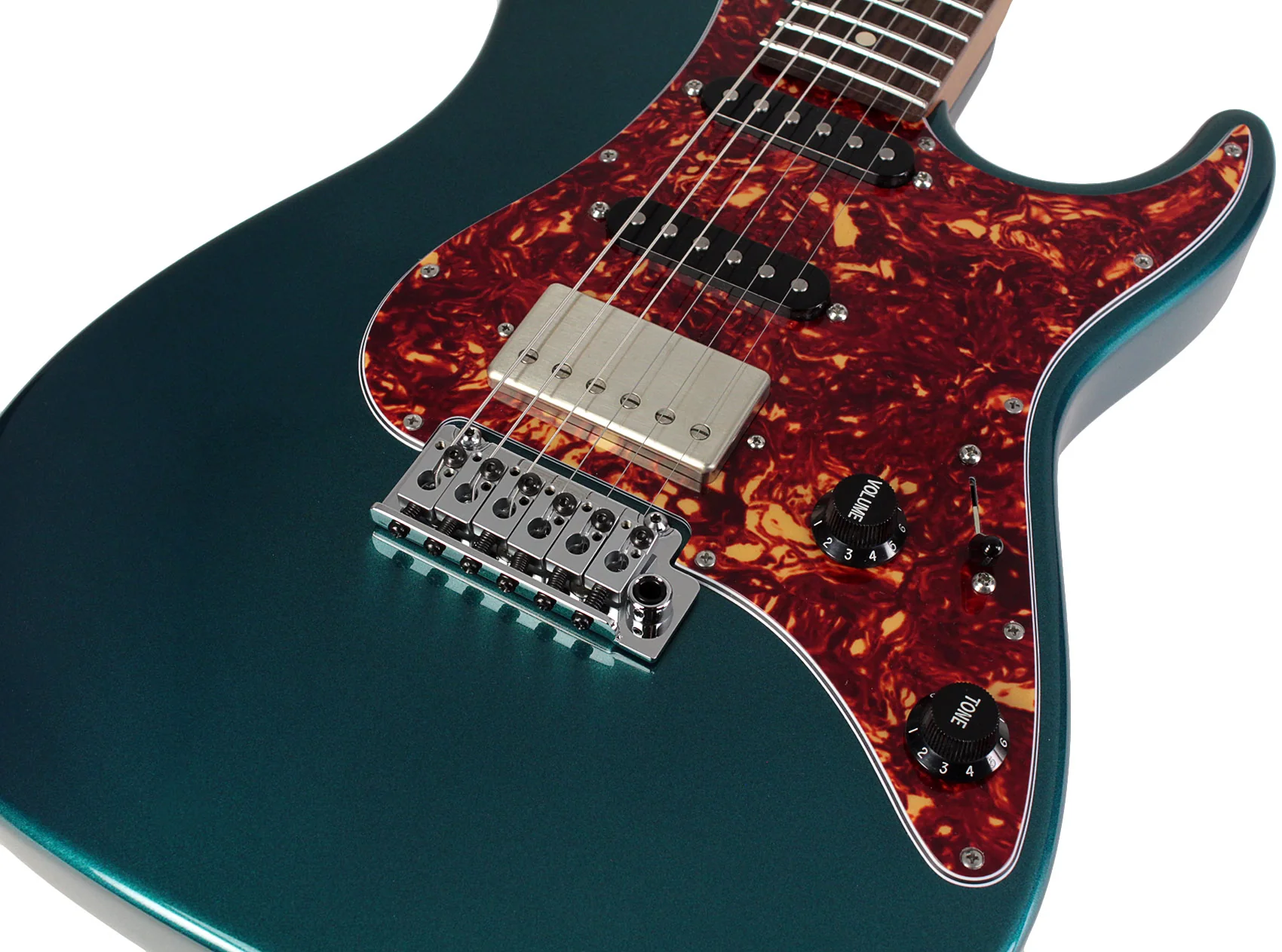 Suhr Select Standard Guitar, Roasted Neck, Ocean Turquoise Metallic - Image 3