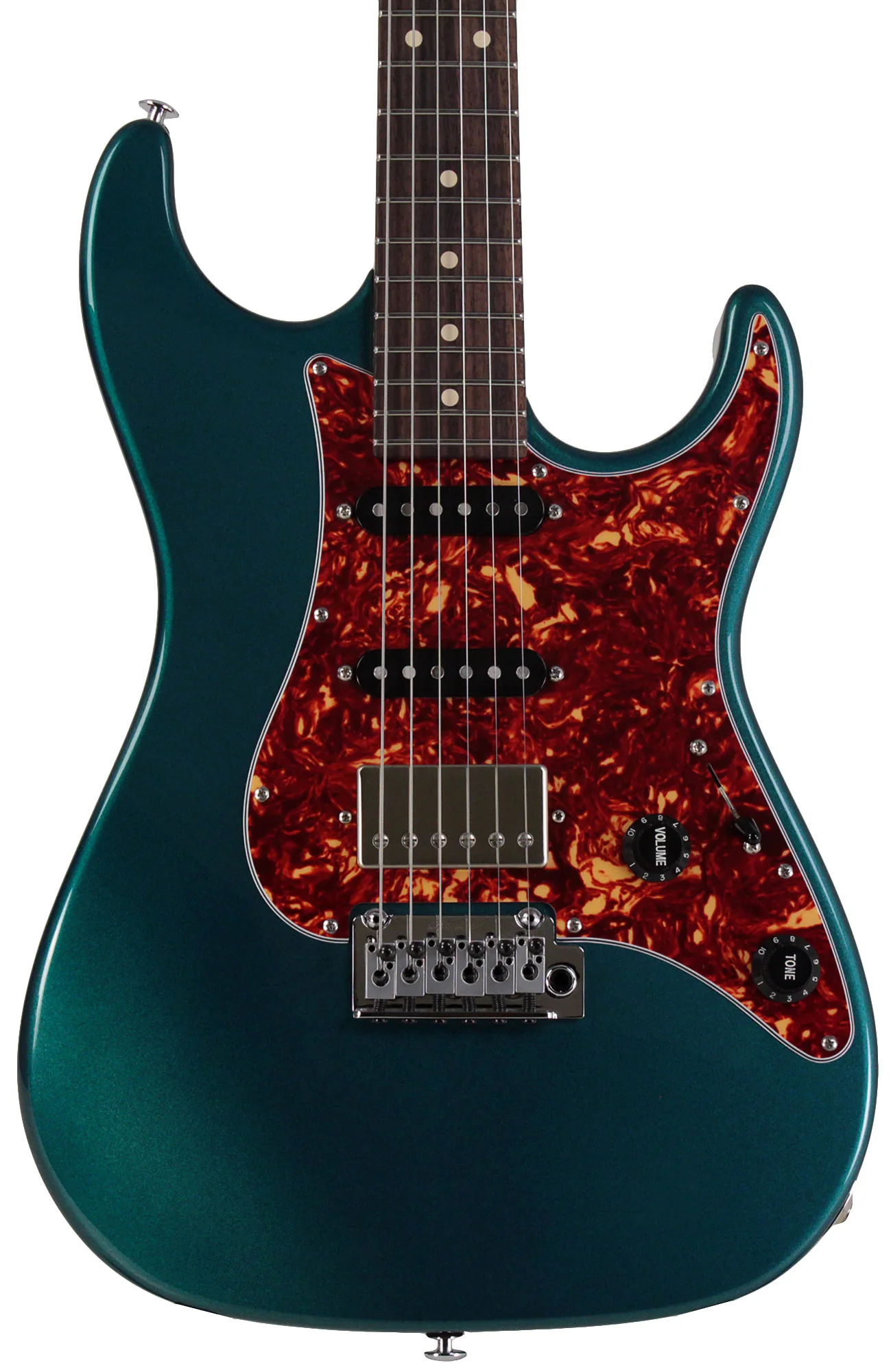 Suhr Select Standard Guitar, Roasted Neck, Ocean Turquoise Metallic - Image 6