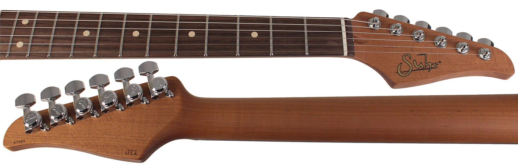 Suhr Select Standard Guitar, Roasted Neck, Orange Crush Metallic - Image 6