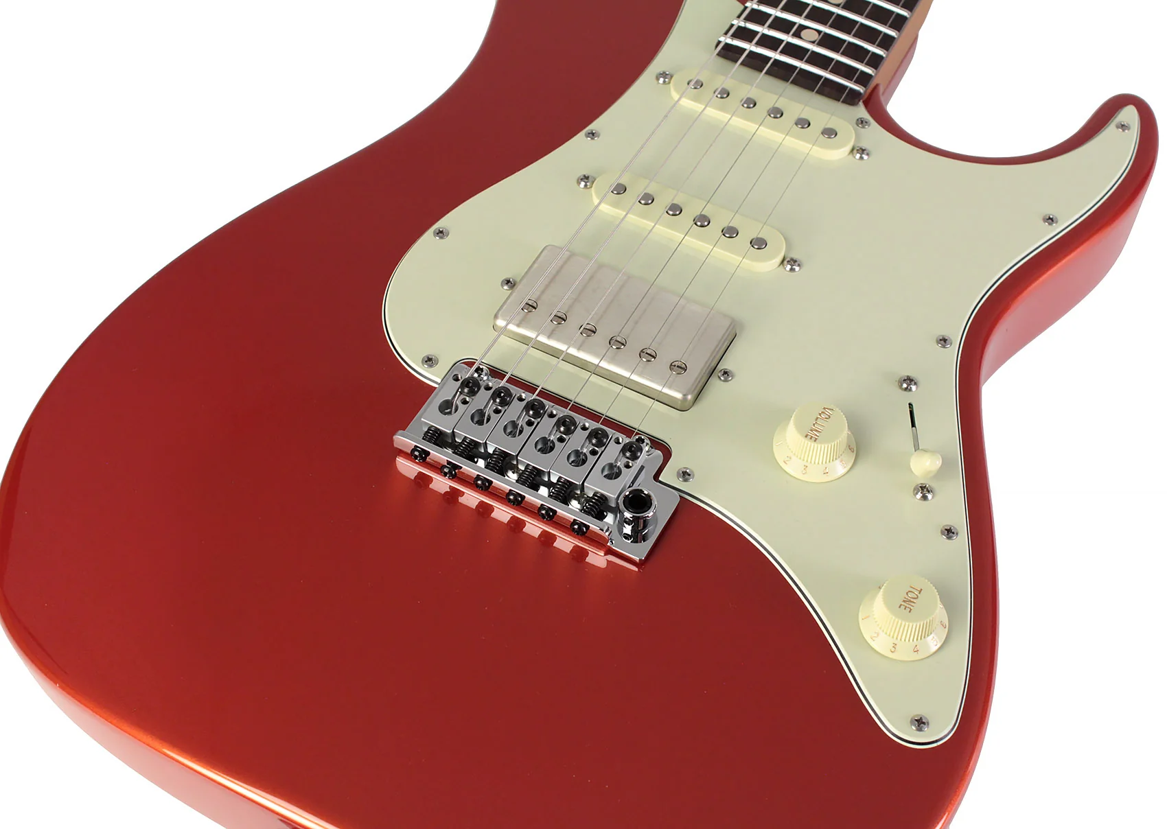Suhr Select Standard Guitar, Roasted Neck, Orange Crush Metallic - Image 3