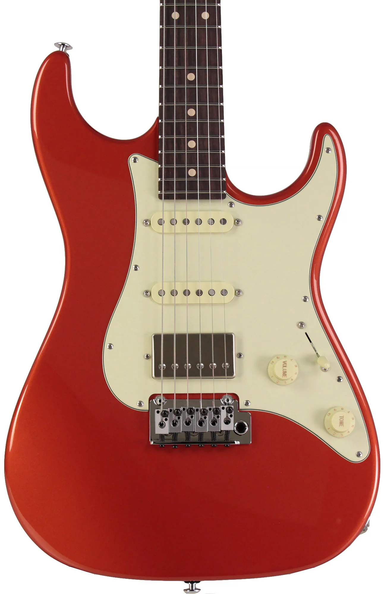 Suhr Select Standard Guitar, Roasted Neck, Orange Crush Metallic - Image 6