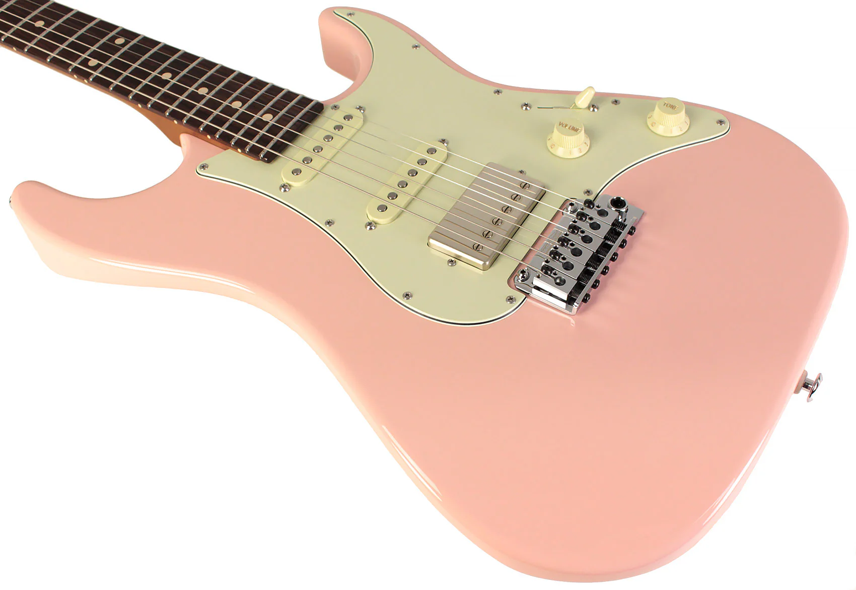 Suhr Select Standard Guitar, Roasted Neck, Shell Pink - Image 4