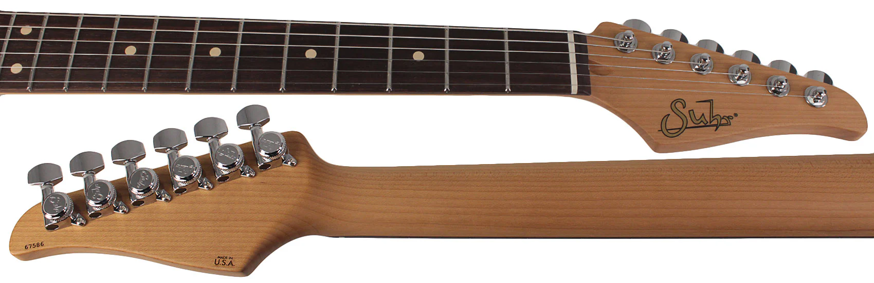 Suhr Select Standard Guitar, Roasted Neck, Shell Pink - Image 7