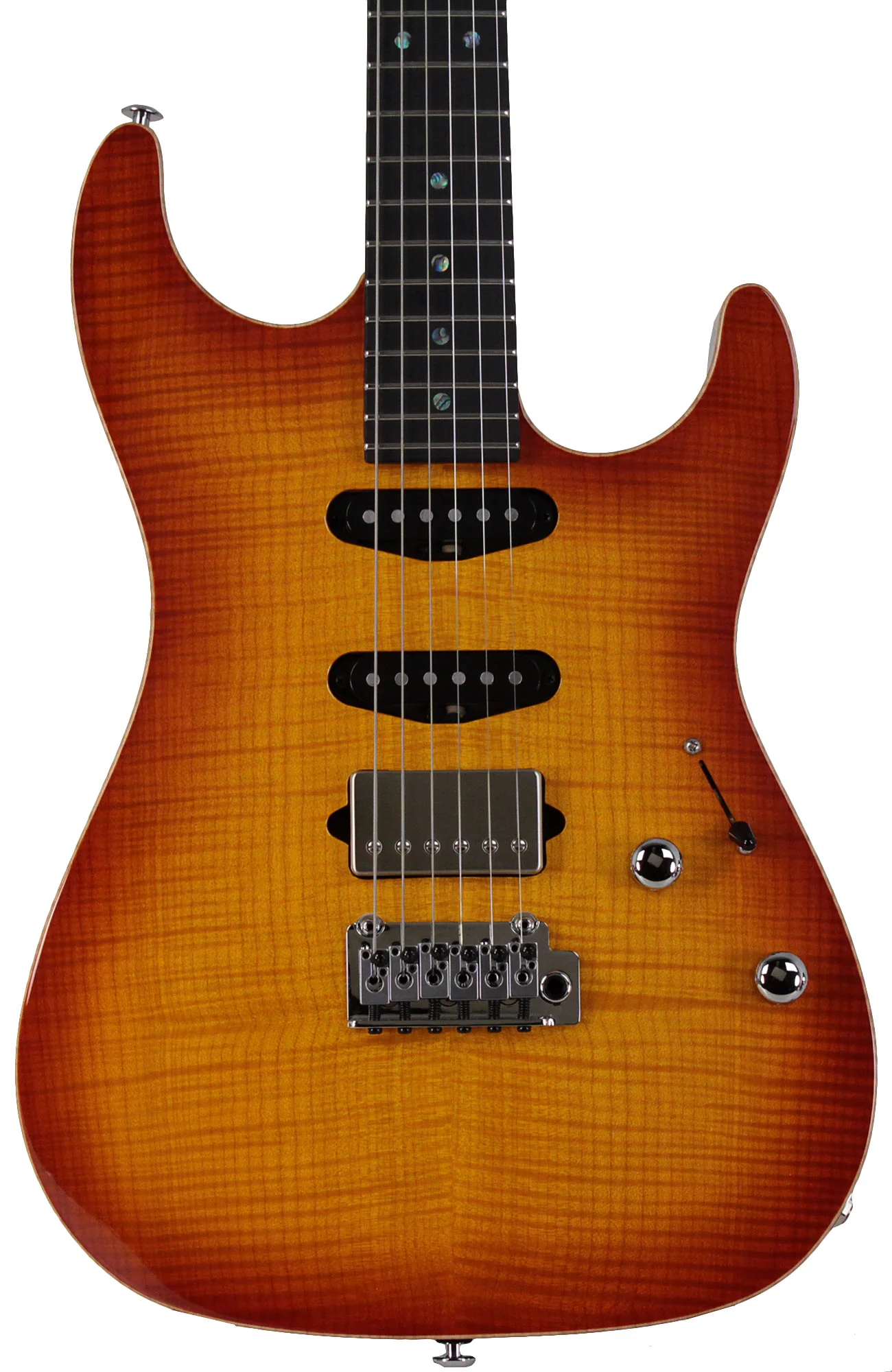 Suhr Select Standard Mahogany Guitar, Suhr Burst - Image 6