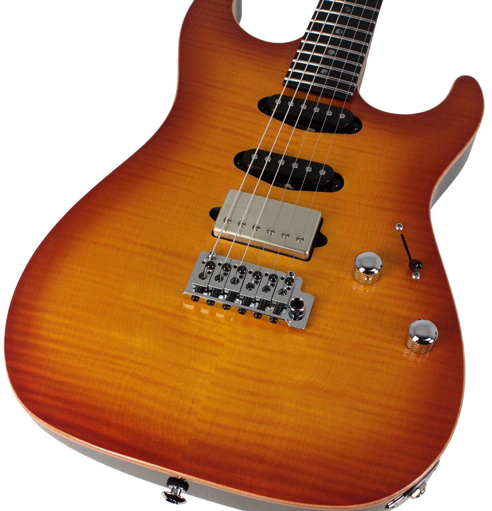 Suhr Select Standard Mahogany Guitar, Suhr Burst - Image 3