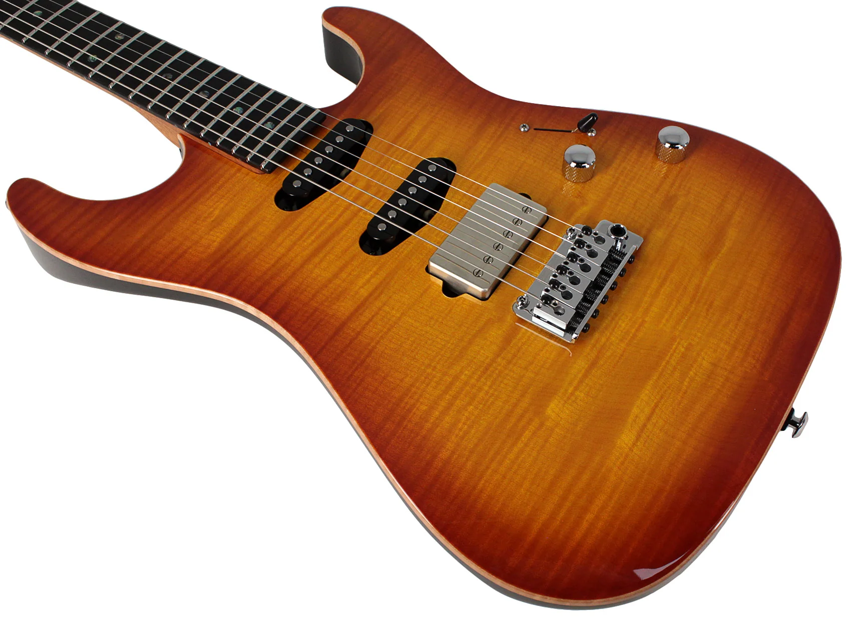 Suhr Select Standard Mahogany Guitar, Suhr Burst - Image 4