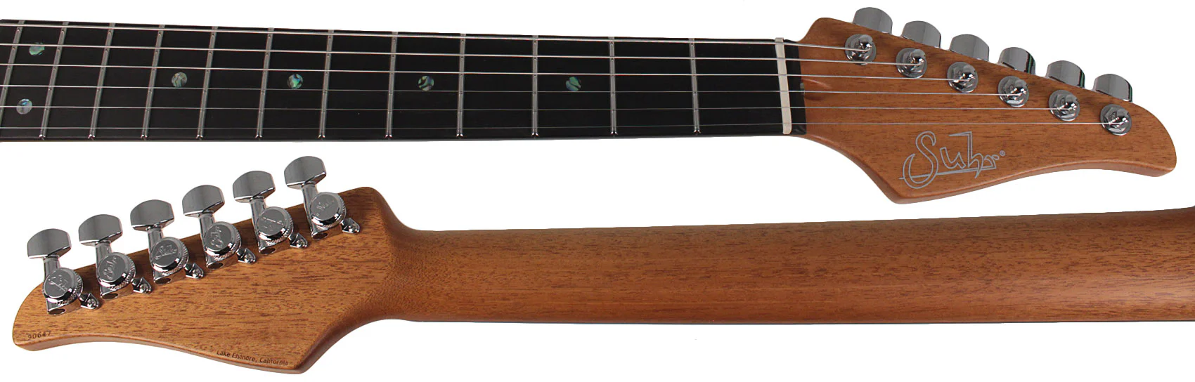 Suhr Select Standard Mahogany Guitar, Trans Charcoal Burst - Image 8
