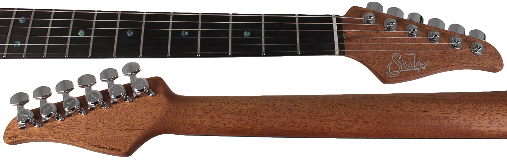 Suhr Select Standard Mahogany HH Guitar, Quilt Natural Burst - Image 8